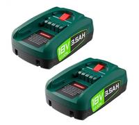 Lot de 2 batteries de rechange 3500 mAh 18 V pour batterie Bosch PBA PSB PSR, pour outils verts 18 V maison et Gardena 18 V, batterie Gardena 18 V (non compatible avec l'aspirateur Bosch Unlimited