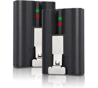 Lot De 2 Batteries De Rechange Avec Ring, Pour Sonnette Caméra 2/3/4, Projecteur De Caméra, Caméra Intérieure Et ExtérieureBatterie Li-Ion Rechargeable 6040 Mah 3,65 V[Hero1384]