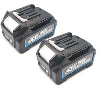 Lot de 2 batteries de rechange BL4020 40 V 2,0 Ah Li-ion pour Makita BL4020 MAX XGT Compatible avec Makita 191L29-0 191B36-3 BL4025 191B26-6 BL4050B BL4040