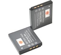 Lot de 2 batteries de rechange compatibles avec KLIC-7001 et Kodark Easyshare M1063,M1073 is,M320,M340,M341,M753 Zoom,M763,M853 Zoom,M863,M893 is,V550,V570,V570 610 V. Appareil photo