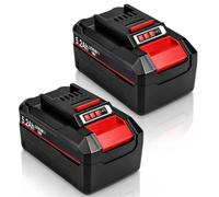Lot de 2 batteries de rechange lithium-ion 18 V 5,2 Ah pour Einhell | Lot de 2, technologie Li-Ion, 18 V, capacité de 5200 mAh