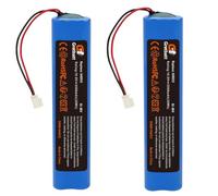 Lot de 2 batteries de rechange pour fenêtre solaire Velux et volets | Batterie de rechange NiMH 10,8 V, 4000 mAh, avec câble et fiche 946933, 946930, 946987, 846933