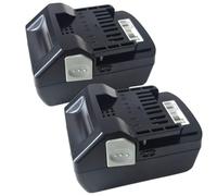 Lot de 2 batteries de rechange pour Hitachi 18 V BSL1815 BSL1830 BSL1840 BSL1860 BSL1850 5,0 Ah 5000 mAh Compatible avec Hitachi DH18DBL DH18DBDL C18DBL C18DSL G18DBBAL DS18DBBAL DS18DBBAL DSAL DS1