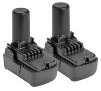 Lot de 2 batteries de rechange pour Hitachi BCL1015 BCL1015S 10,8 V-12 V 2000 mAh - Compatible avec Hitachi 331065 329389 329371 329370 329369 CJ10DL CR10DL DB10D Power Outils