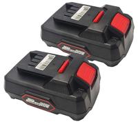 Lot de 2 batteries de rechange pour Parkside 20 V Pap 20 B1, Pap 20 A1, Pap20 B3 - Compatible avec Parkside X 20 V Team PKSA 20 Li-B2 LIDL IAN 346174