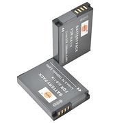 Lot de 2 batteries de rechange SLB-11A DSTE compatibles avec Samsung WB700 WB1000 WB2000 CL65 CL80 EX1 HZ25W HZ30W HZ35W HZ50W ST1000 ST5000 ST5500 TL240 TL320 TL350 TL500 Appareil photo numérique