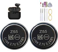 Lot de 2 batteries de rechange Z55 compatibles avec WF-1000XM3 WF-1000X WF-XB700 WF-SP700N WF-SP900 Écouteurs sans fil Bluetooth Series