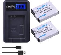 Lot de 2 Batteries EN-EL12 en EL12 + Chargeur de Batterie LCD USB pour Nikon Coolpix P300 P310 P330 S630 S640 S800c S1200pj S6000 S6100 S6150 S6200 S82000 S8200 S 9050