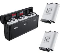 ° Lot De 2 Batteries Enduro Avec Kit De Chargeur De Poche Super Durable Avec Indicateur D'Alimentation Intelligent Prenant En Charge La Charge Rapide Pour Gopro Enduro Hero 12 Hero 11 Hero 1[Z610]