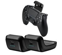 Lot de 2 batteries externes pour manette PS5 3000 mAh pour manette Sony PlayStation 5 PS5 DualSense, rechargeable, avec câble de charge de type C