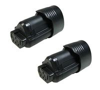 Lot de 2 batteries Li-ion 12 V / 1500 mAh - Remplace AEG L-1215 L-1215R pour BS-12C BLL-12C BS-12C2 BSS-12C BWS-12