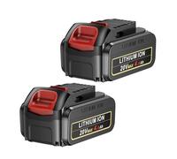 Lot de 2 batteries Li-ion 4,0 Ah pour DeWalt XR, ASUNCELL 20 V Batterie de rechange pour DeWalt 18 V DCB204 DCB206 DCB180 DCB181 DCB182 DCB184 DCB201 Serie compatible avec outils 18 V/20 V