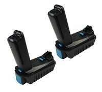 Lot de 2 batteries Li-ion haute performance 10,8 V / 1500 mAh compatibles avec Festool Festo CXS remplace les types de batteries suivants 498642, BP-XS BPXS (100 % compatibles avec la batterie