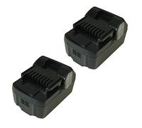 Lot de 2 batteries Li-ion haute performance - 14,4 V - 3000 mAh - Remplace Hitachi 329083 329877 329901 330558 334419 BSL-1415 BSL-1415X BSL-1430 BSL-1440 329-083 3 29 à 87. 7 329-901 330-558 334-419