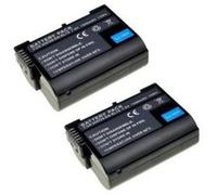 Lot de 2 batteries Li-ion type NIKON EN-EL15