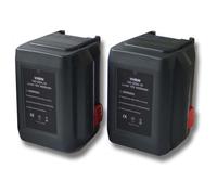 Lot de 2 batteries Li-Ion vhbw 4000mAh (18V) pour outils souffleur Gardena Accujet 18-Li comme 8835-U, 8835-20, 8839, 8839-20