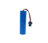 Lot de 2 batteries lithium 18650 3,7 V, prise SM-2P, 1 200 mAh, rechargeables, pour jouets électriques,