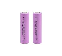 Lot de 2 Batteries Lithium Rechargeable 3.7V 1200mAh Compacte Electronique Rose