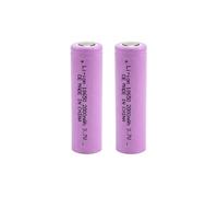 Lot de 2 Batteries Lithium Rechargeable 3.7V 2000mAh Compacte Electronique Rose