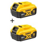 Lot de 2 batteries lithium XR 18V 5Ah - DCB184-XJ DEWALT