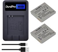 Lot de 2 Batteries NB-4L + Chargeur USB LCD pour Canon IXUS 30,40,50,55,60,65,70,75,80 is,82 is,100 is,110 is,115 HS,120 is,130,220 HS,230 HS,255 HS,I Zoom,ii7,i7 Zoom(Q135)