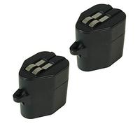 Lot de 2 batteries Ni-MH haute performance 6 V / 2100 mAh pour Kärcher RoboCleaner Robo Cleaner RC3000 RC-3000 RC4000 RC-4000 Siemens VSR 8000 VSR8000 remplace 2.891-029.0 28910290