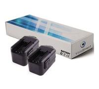 Lot de 2 batteries pour AEG BBM 18 STX BDSE 18 STX 18 T Su Torque 3300mAh 18V --