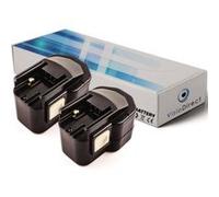 Lot de 2 batteries pour AEG SB2E12 perceuse à percussion 12V 2000mAh - Visiodirect - G