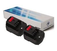 Lot de 2 batteries pour Black et cker HP COMPAQ126F3B HP COMPAQ126F3K HP COMPAQ126FBH 3000mAh 12V -VISIODIRECT- G