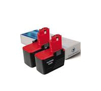 Lot de 2 batteries pour Bosch GSR 14,4 VES-2 perceuse visseuse 3000mAh 14.4V - Visiodirect -