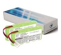 Lot de 2 batteries pour Bosch Rollfix D962E volet roulant 2000mAh 6V - Visiodirect - G