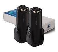 Lot de 2 batteries pour Bosch SPS10-2 perceuse visseuse 2000mAh 3.6V - Visiodirect - G