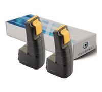 Lot de 2 batteries pour Festool BP 9.6C outils sans fil 2000mAh 9.6V - Visiodirect - G