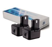 Lot de 2 Batteries pour Hitachi WH12DMR 2000mAh 12V - Visiodirect -