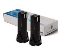 Lot de 2 batteries pour Panasonic National EY7410LA1C perceuse visseuse 1500mAh 3.6V - Visiodirect - G