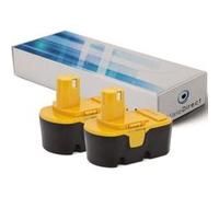 Lot de 2 batteries pour Ryobi CRA180M radio 3000mAh 18V - Visiodirect - G