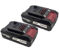 Lot de 2 batteries PXC de rechange pour Einhell Power X-Change, Li-Ion, compatibles avec tous les appareils PXC