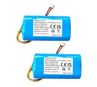 Lot de 2 batteries rechargeables de rechange 3,7 V 5200 mAh Ub18650-1s2p pour AOSU C9E2CA11, D1 SE, DC8L, C8L P1 Lite, C9L SolarCam D1 Lite/D1 Classic, C6L WirelessCam Lite