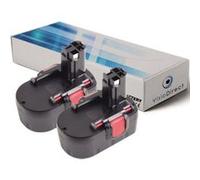 Lot de 2 batteries type 2607335694 pour Bosch 3000mAh 14.4V - Visiodirect - G