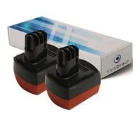 Lot de 2 Batteries type 6.25486 6.31748 6.31776 6.02153.51 6.25474 pour Metabo 12V 2000mAh -VISIODIRECT- G
