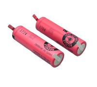 Lot de 2 batteries UR14500AC 3,7 V 740 mAh la brosse à dents électrique compatibles avec Braun Oral-B Pro 2 Type 3766 iO4 iO5 iO6 iO7 iO9 iO8 3758 3759(Battery with solder joints)