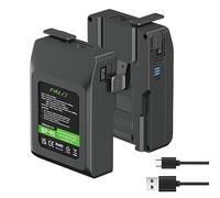 Lot de 2 Batteries V Mount/V Lock - 95 Wh 14,4 V 6600mAh Rechargeables Li-ION pour caméscope vidéo de Diffusion, Compatible avec Sony HDCAM, XDCAM, caméras numériques cinéma et Autres caméscopes