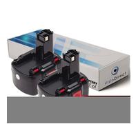 Lot de 2 batteries VISIODIRECT pour Bosch 2607335463 12V 3000mAh