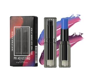 Lot de 2 baumes à lèvres avec changement de couleur, baume à lèvres pH - Hydratation longue durée - Accessoires de beauté, soins quotidiens d'hiver pour les femmes