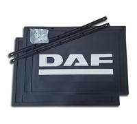 Lot de 2 bavettes DAF 600/550 x 400mm - découpables - noires - pour camion et semi-remorque