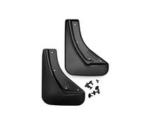 Lot de 2 bavettes Garde-Boue arrière en Caoutchouc pour Skoda Karoq 2020 - avec Extensions de voûte Plantaire, SUV - avec vis de Fixation et vis de Montage