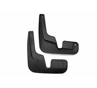 Lot de 2 bavettes Garde-Boue Avant en Caoutchouc pour Renault Dacia Logan à partir de 2014 avec Fixation et vis de Montage