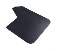 Lot de 2 bavettes garde-boue pour voitures, SUV, camions, en polypropylène et plastique TPO, installation avant et arrière Noir