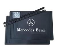 Lot de 2 bavettes MERCEDES 600/550 x 400 mm - noires - pour camion et semi-remorque