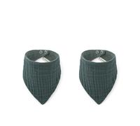 Lot de 2 bavoirs Andrea Whale blue